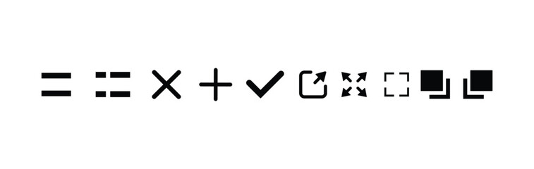 user interface icon set collection.