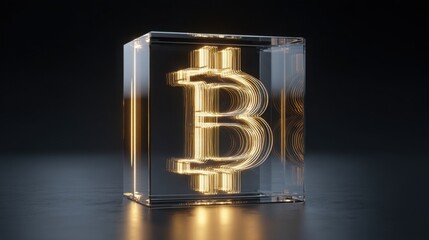 Poster - Transparent economic subsidy tracker icon concept utilizing blockchain technology for enhanced financial clarity