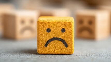 Poster - real-time sentiment processor icon concept illustrating mood calibration and emotional feedback in m