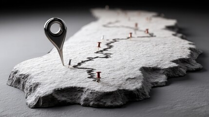 Poster - conceptual image of a sequence-tagged trade path icon illustrating logic-guided entry strategies in 