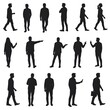 © Joseph - Silhouette Figures: Diverse Poses, Vector Illustration