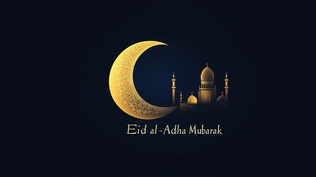 Eid al Adha Eid Mubarak Islamic Background.Eid mubarak design.