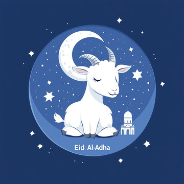 Eid al adha islamic background design, eid poster design