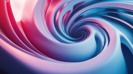 Aufkleber - spiral design, with twisting layers that move in a continuous flow, creating a visually engaging and captivating effect.