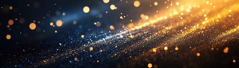 Poster - Dynamic light and sparkle effect studio background digital art creative environment abstract viewpoint visual concept