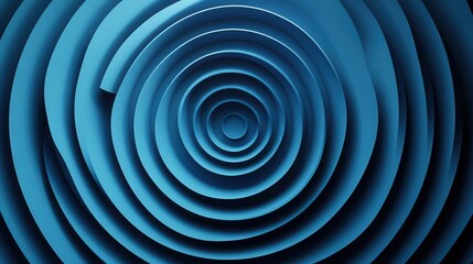Poster - layered circle pattern oscillates, forming a hypnotic display of motion and depth that fascinates the viewer.