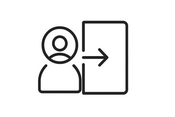 Fototapete - User entering information through a digital interface showcasing a simplified login process