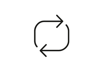 Fototapete - Circular arrow design symbolizing repetition and continuity in various contexts of life and technology