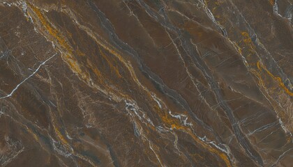 Poster - luxury dark marble texture with gold and amber veining for upscale print, branding, packaging, and digital background design

