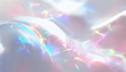 Aufkleber - ethereal iridescent holographic pastel background with flowing pattern for luxury branding, web design, print media, and background art
