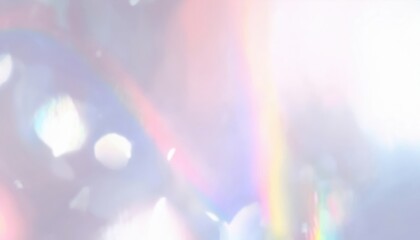 Fototapete - dreamy pastel abstract holographic background with iridescent glow, ideal for creative web design, branding, print, packaging, and digital assets
