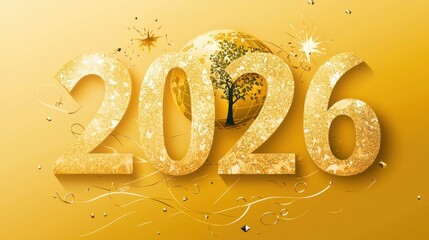 Poster - Elegant golden 