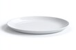 © Zahra - A simple, elegant white plate sits on a clean white background. Perfect for minimalist food photography or tableware displays.