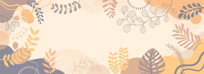 Aufkleber - Design banner frame background .Colorful poster background vector illustration.