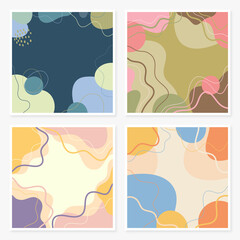 Aufkleber - Design banner frame background .Colorful poster background vector illustration.