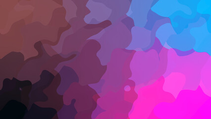 Poster - Abstract colorful blended background with gradient organic shapes, vibrant colors, and a modern artistic aesthetic ideal for creative projects.