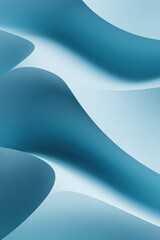 Fototapete - a blue and white image of a wave with a blue background. the image has a calm and peaceful mood