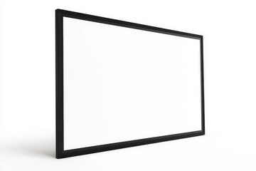Wall Mural - Blank screen monitor isolated on white background for presentation, advertisement, and design mockups.