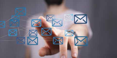 Leinwandbilder - Streamline your email workflow.  Tips for efficient inbox management and organization.