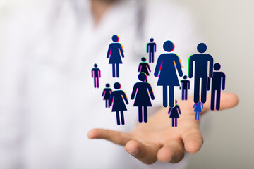 Fototapete - Successful teamwork, global collaboration, diverse workforce, networking, partnership, business growth. Stock photo.