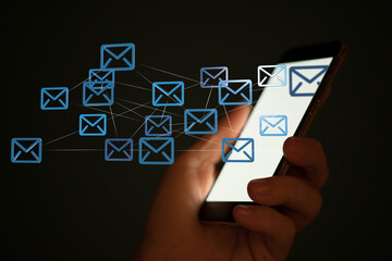 Poster - Seamless email management on your mobile device. Stay connected and productive.