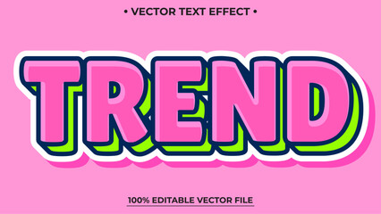 Poster - Trend text effect, comic style editable text effect