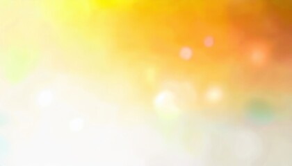 Poster - warm golden orange bokeh light background for web design, branding, or print media with soft gradients and ethereal glow

