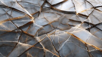 Poster - Cracked texture surface art digital design studio close-up visual aesthetics