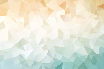 Poster - Abstract geometric background featuring a contemporary low poly style with soft pastel colors and modern artistic design element.