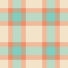 Poster - Seamless plaid pattern with pastel colors. A versatile design with a woven fabric look, perfect for backgrounds, textiles, or digital art projects.