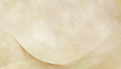 Fototapete - soft abstract beige waves with golden mesh texture on canvas background for elegant web design, branding or minimalist print material


