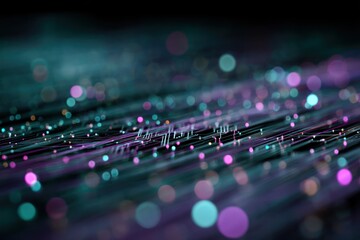 Poster - Abstract circuit board pattern