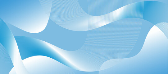Poster - Abstract luxury light blue background.