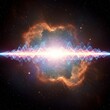 © DanadyaksaDen - Cosmic Energy Wave in Nebula: Vibrant Space Illustration