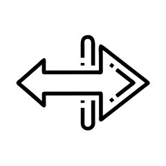 Aufkleber - Right Arrow for Navigation Direction Icon Representing Forward Movement, Travel Guidance, and Route Indication