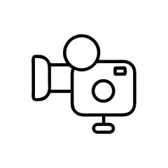 Poster - Simple Camera Icon Representing Photography, Image Capture, and Visual Media