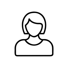 Aufkleber - Single User Profile Icon Representing Personal Account, Identity, and Individual User Interface