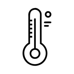 Poster - Thermometer Icon Representing Temperature Check, Health Monitoring, and Heat Measurement