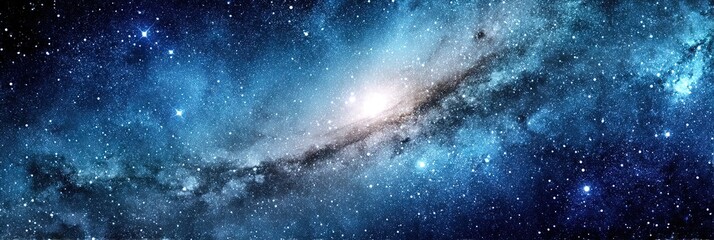 Wall Mural - photo of galaxy in space --ar 3:1 --profile 7u4vife --v 7 Job ID: 10a886ae-5dba-4c91-bc96-16443ad55d9a