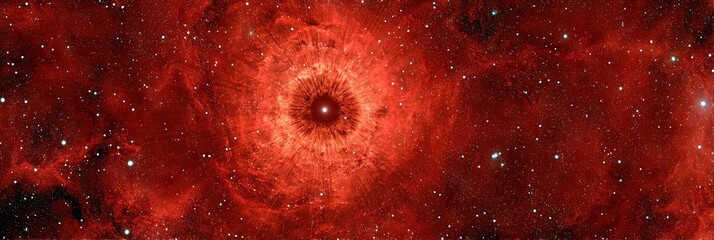 Wall Mural - photo of red supergiant in space 