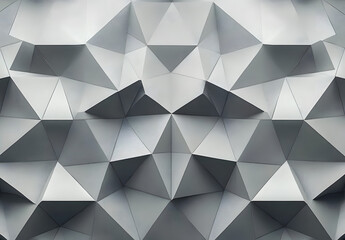 Poster - Subtle gray triangle geometric pattern, abstract texture background, clean, gray