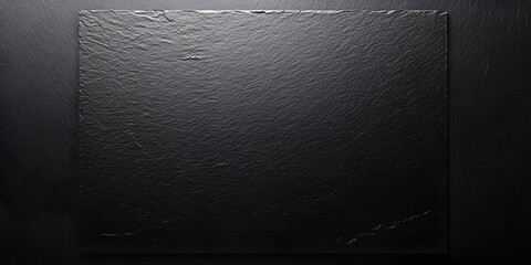 Poster - flat black card, subtle and plain texture, 