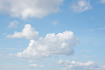blue sky with clouds