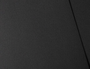 Poster - Black leather texture with a matte finish, creating a sleek, premium background. Abstract, geometric