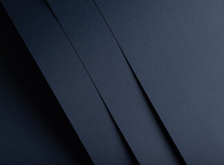Poster - Dark blue matte paper texture with an elegant finish, featuring simple geometric lines and a