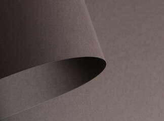 Poster - Greige paper texture with a premium, chic finish, featuring wavy folds and edges. Elegant,