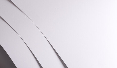 Poster - Off-white matte paper texture with a sleek, minimal finish, featuring simple geometric lines and an