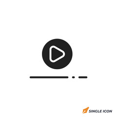 Leinwandbilder - video icon vector illustration. video symbol isolated on white background