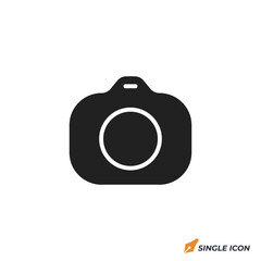 Leinwandbilder - camera icon vector illustration. camera symbol isolated on white background