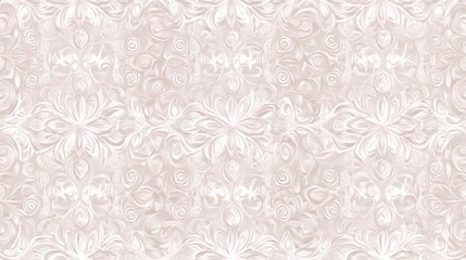 Poster - Creating a seamless pattern featuring delicate overlays in a floral design for home decor textile and wallpaper applications